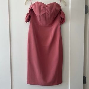 Express Off The Shoulder Mid-length Dress XS
